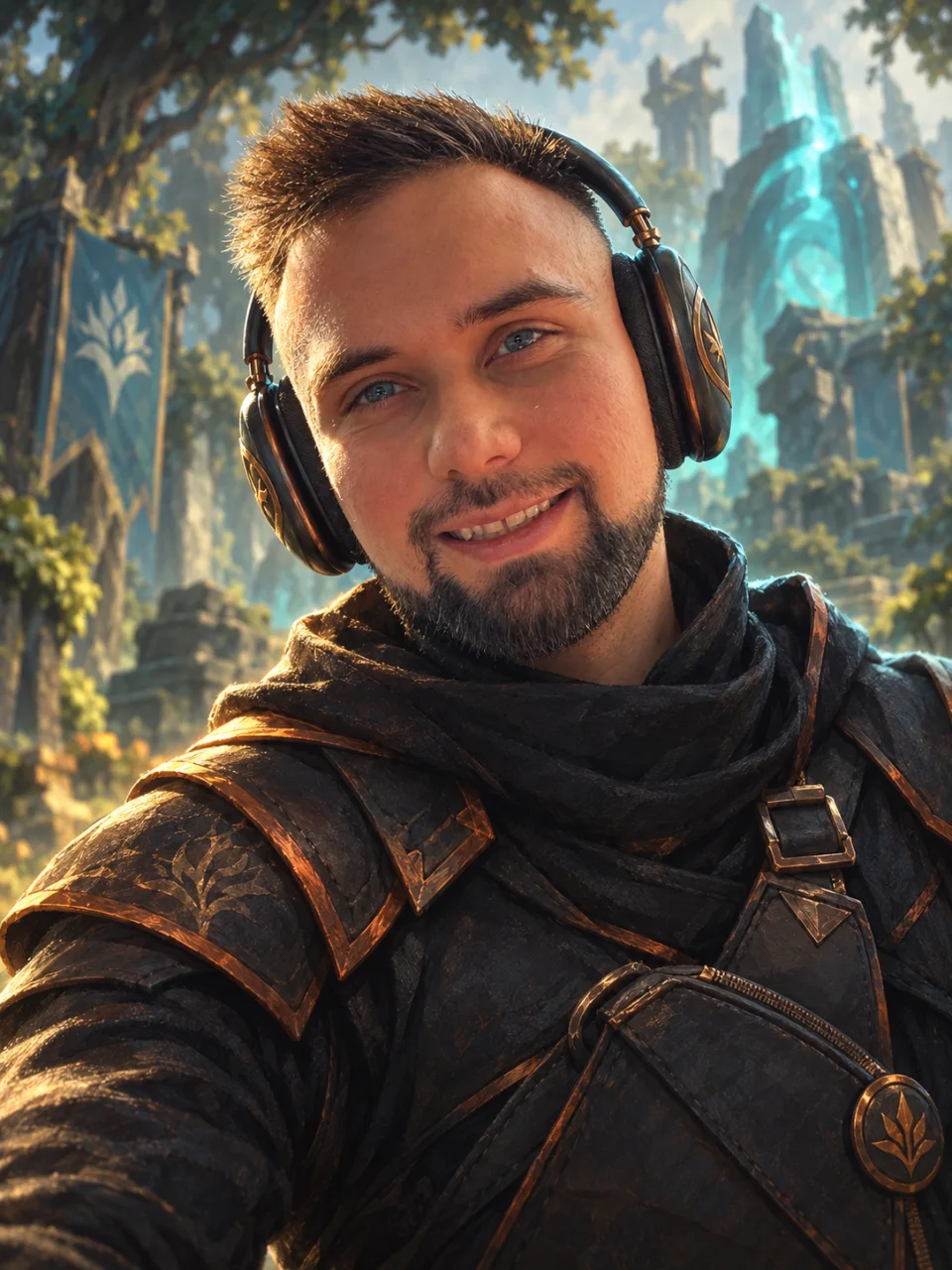 Ruslan Ukrainskyi — OOPS DOTA author, a Dota-style portrait