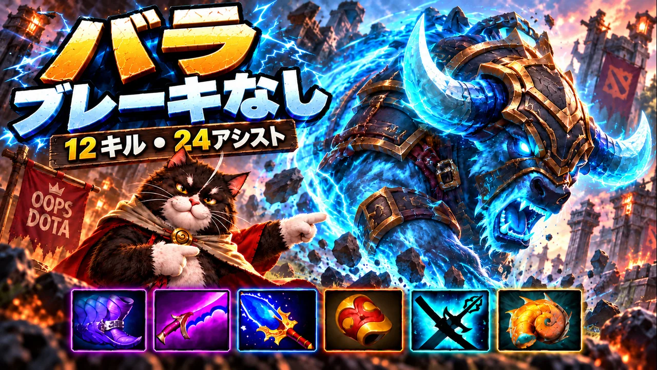BARA ブレーキなし: 12キル • 24アシスト | Dota 2