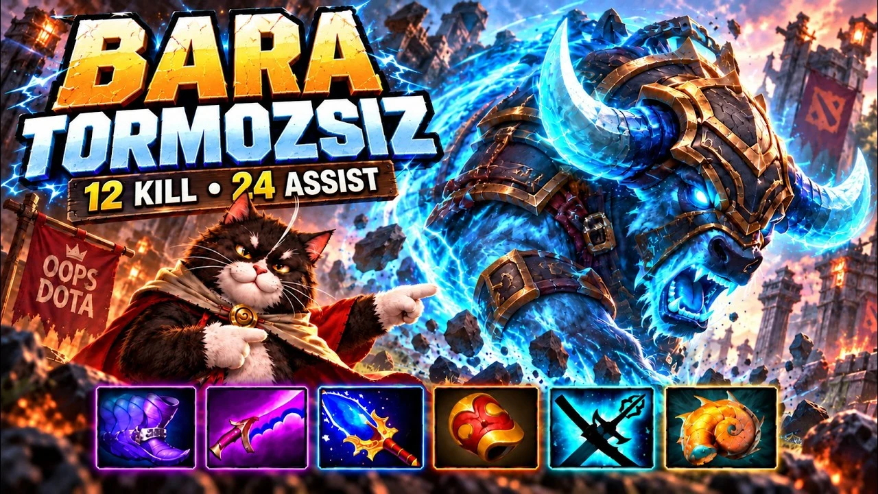 BARA TORMOZSIZ: 12 KILL • 24 ASSIST | Dota 2