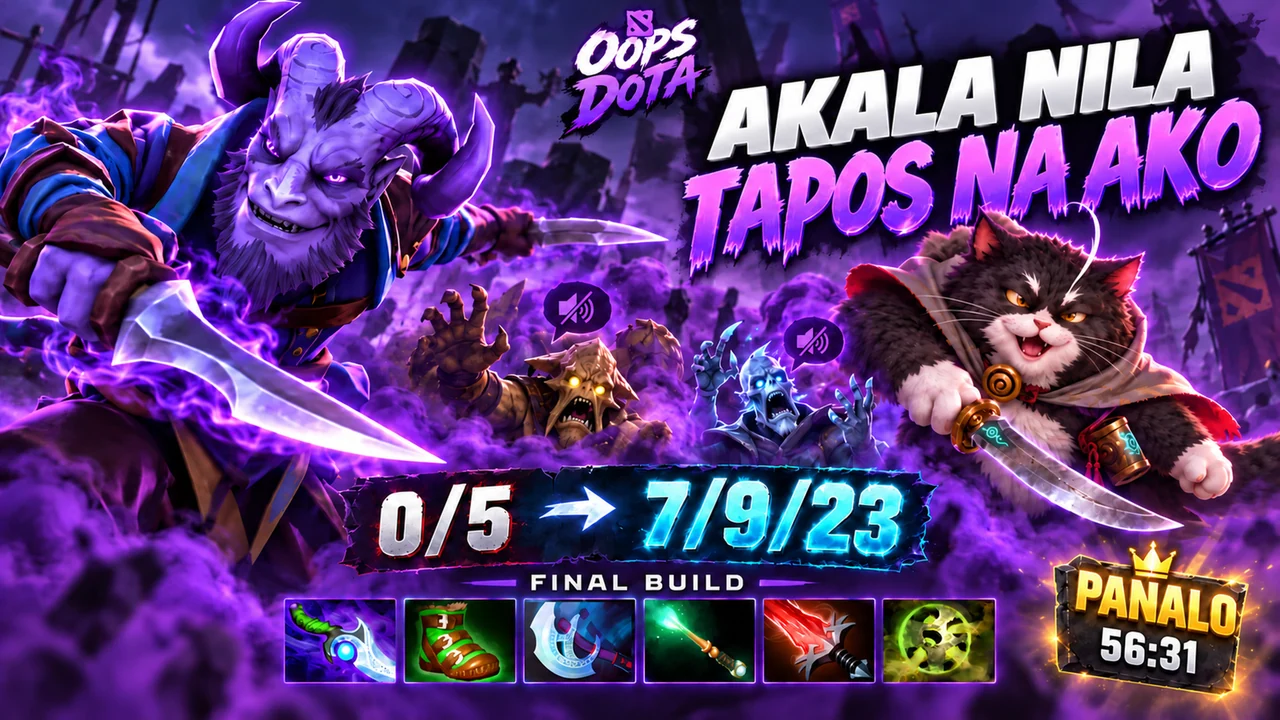 Riki na suporta: mula 0/5 tungo sa 7/9/23 at panalo ng koponan