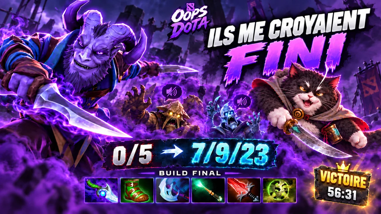 Riki support : de 0/5 à 7/9/23 et une victoire en équipe