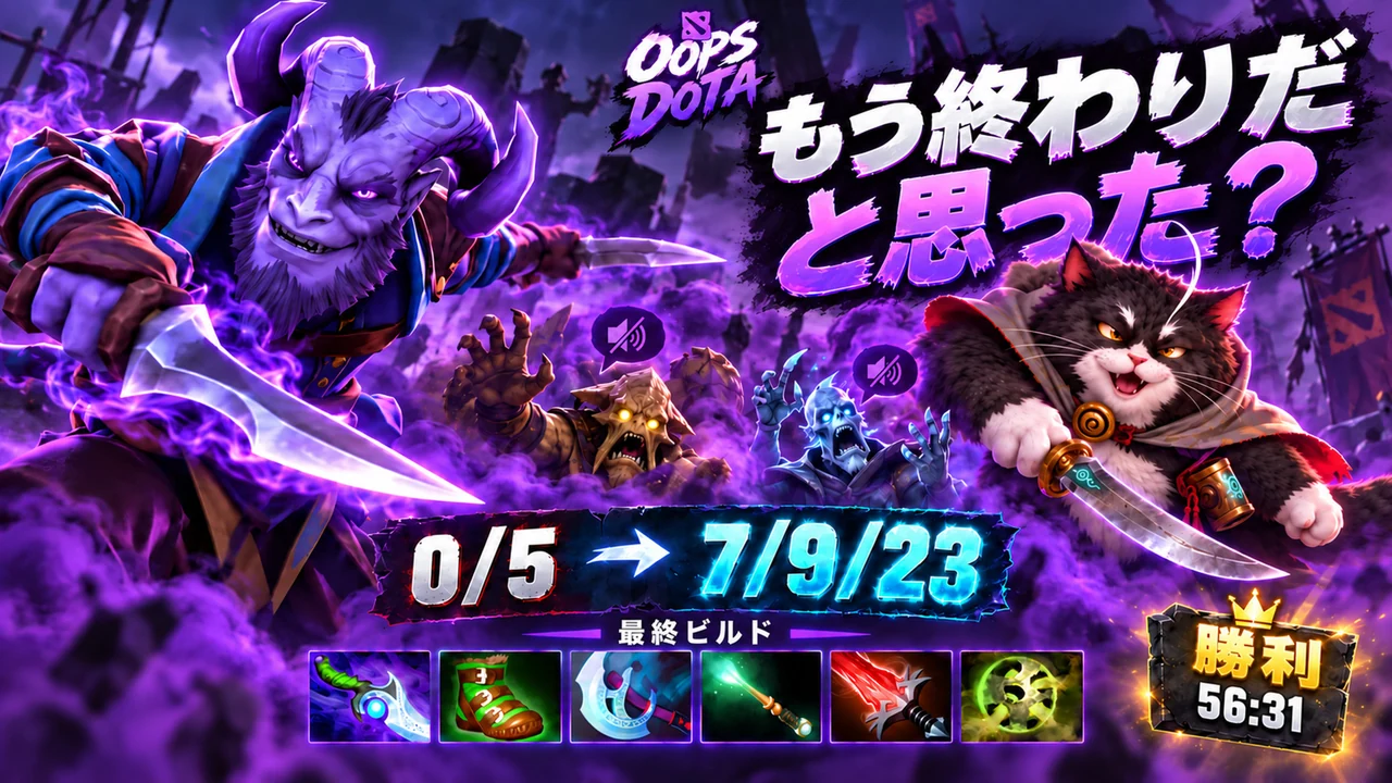 サポート Riki：0/5 から 7/9/23、そしてチームの勝利へ