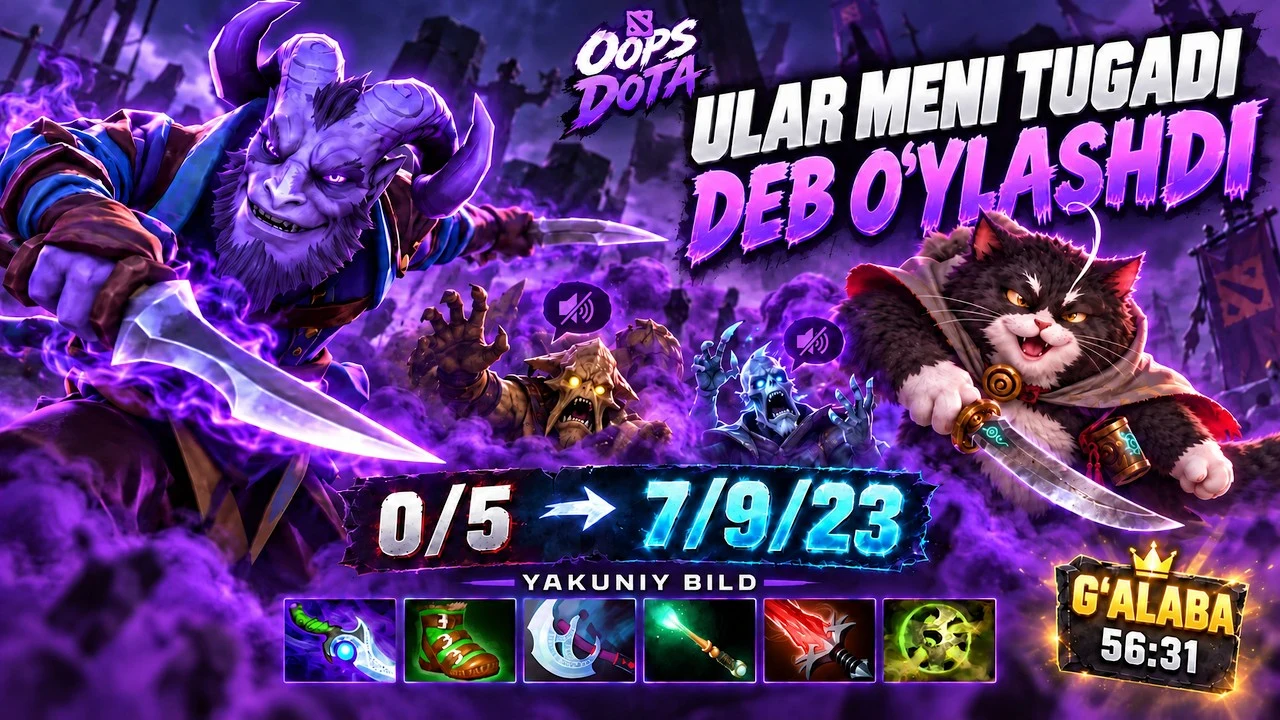 Riki-qoʻllov: 0/5 dan 7/9/23 gacha va jamoa gʻalabasi