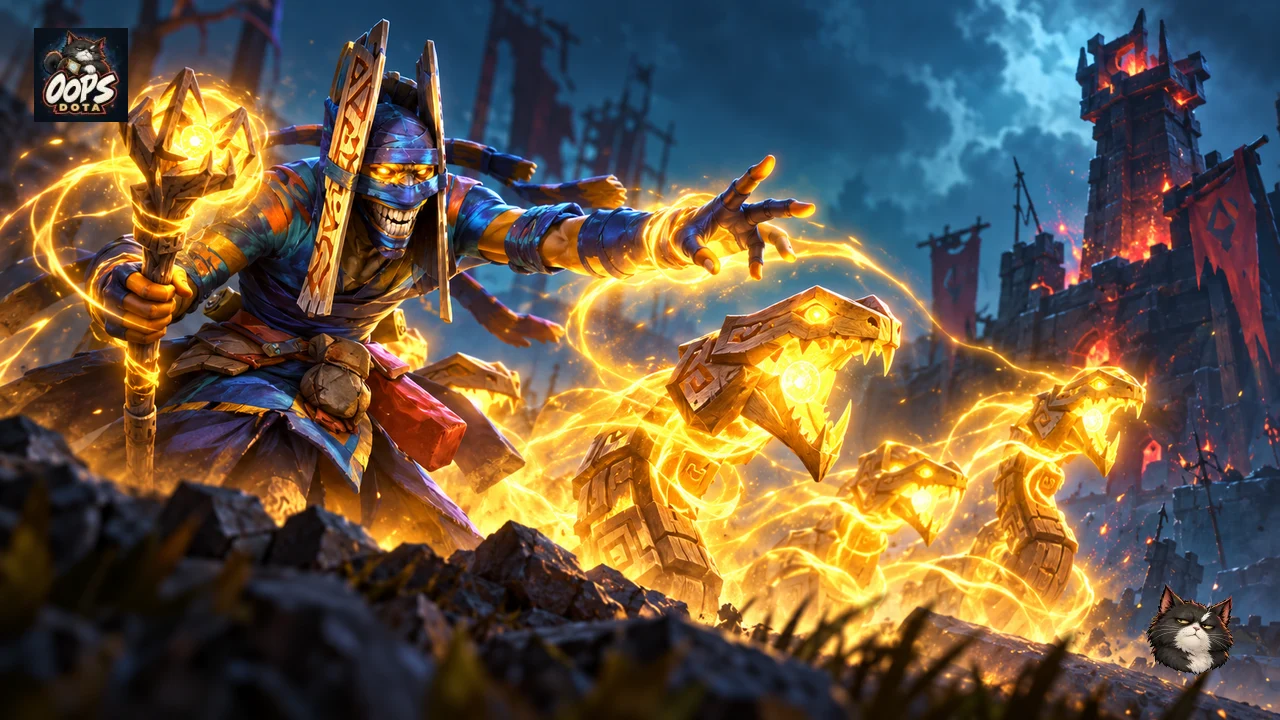 Shadow Shaman POS5: راهنمای کنترل و پوش | Dota 2