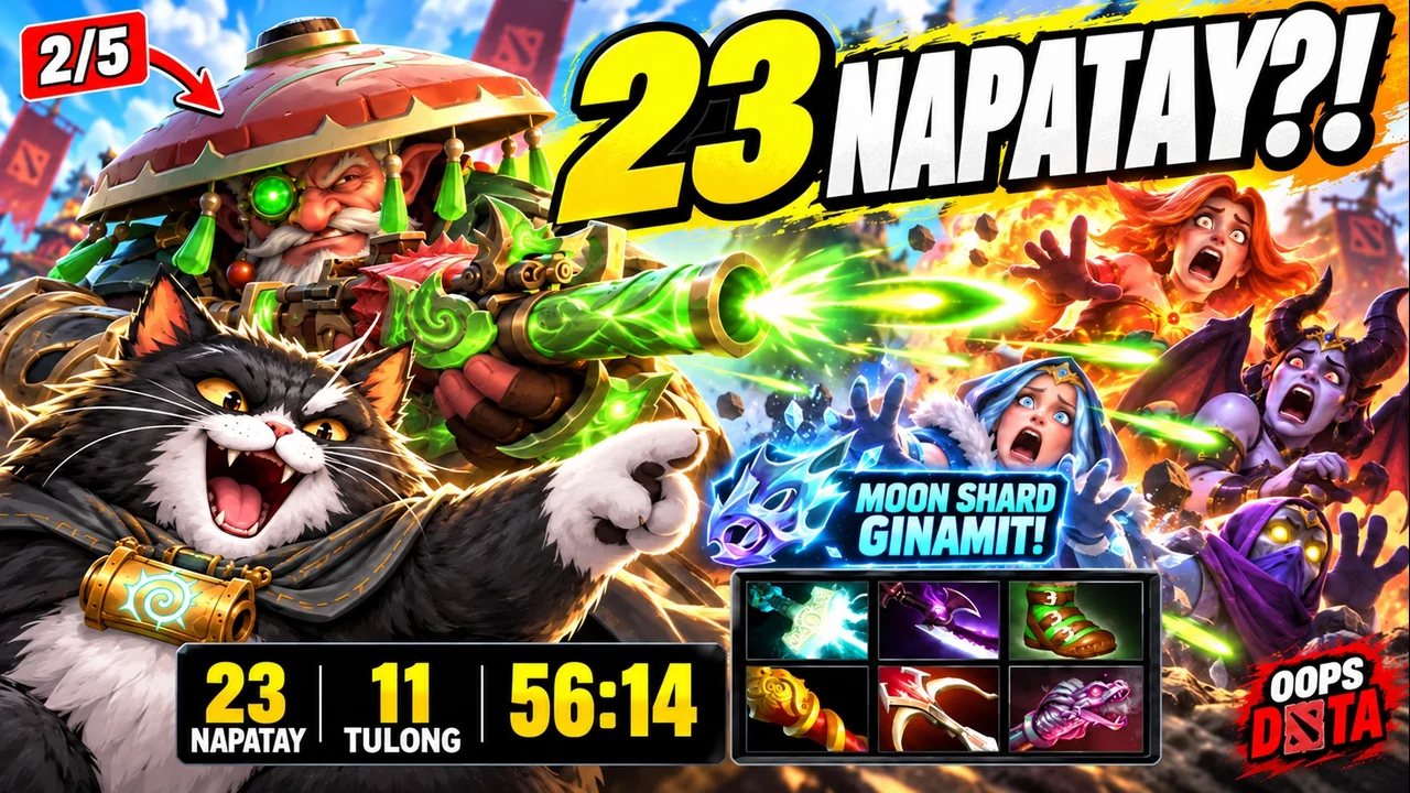 Nagsimula si Sniper sa 2/5... Nagtapos sa 23 Kills! | OOPS DOTA