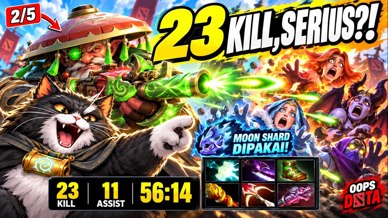 Sniper Awal 2/5... Terus Selesai Dengan 23 Kill! | OOPS DOTA
