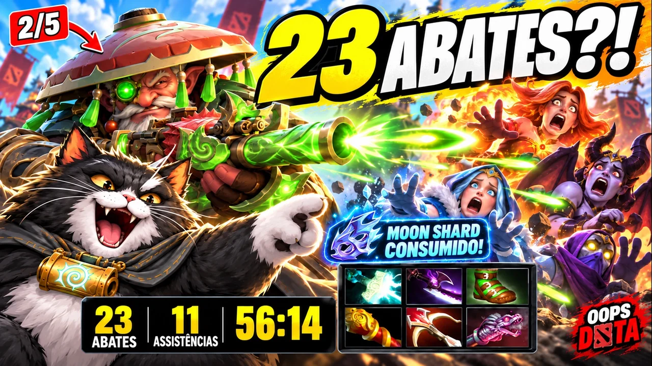 Sniper começou com 2/5... e terminou com 23 abates! | OOPS DOTA