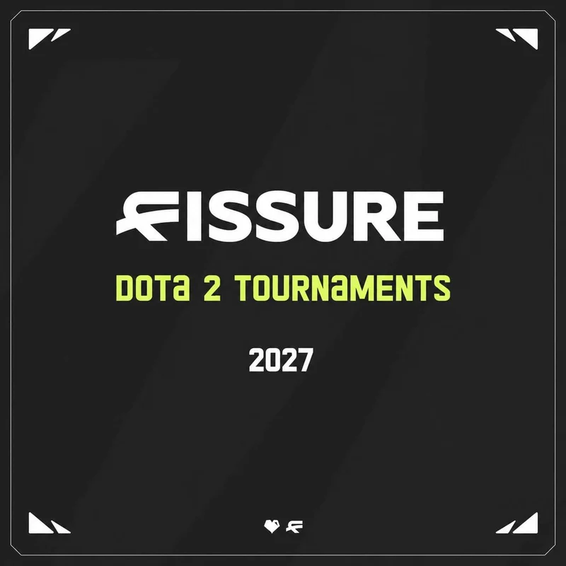 FISSURE 2027 ýylynda Dota 2 turnirleriniň yglany barada resmi grafikasy
