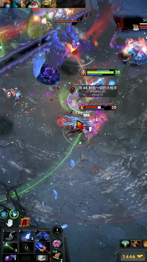 Crystal Maiden frame — Three kills. Thirty-three assists. MVP.